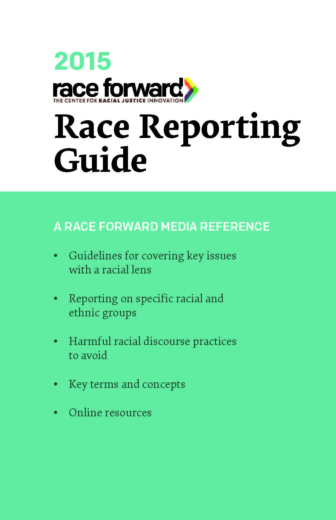 Race Forward’s Race Reporting Guide